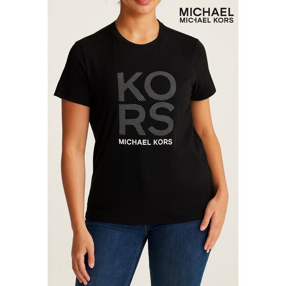 Michael Kors Black T-Shirt Sz. M - Picture 1 of 3